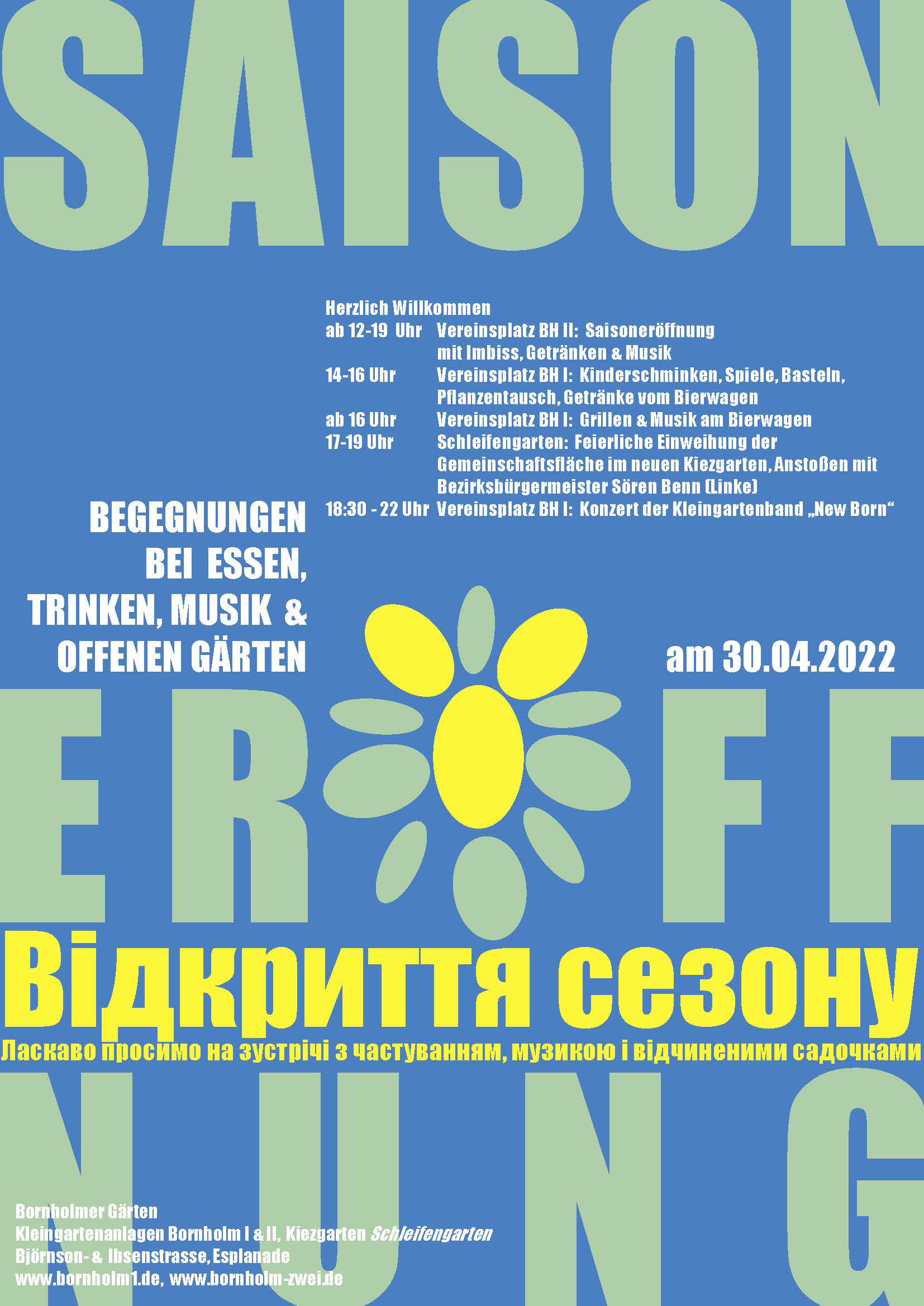 Kleingartenverein Bornholm II e.V. Termine